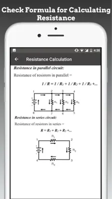 Electric Circuit Calculator android App screenshot 0